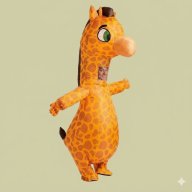 disfraz jirafa - animales - botarga